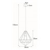 Lampa wisząca K-4000 z serii MARKO K-4000