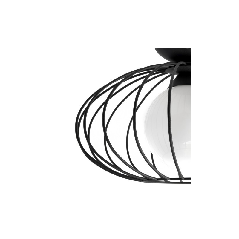 Lampa Sufitowa KRONOS BLACK 1xE14