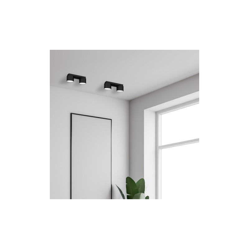 Lampa sufitowa DIXIE Black 2xGX53