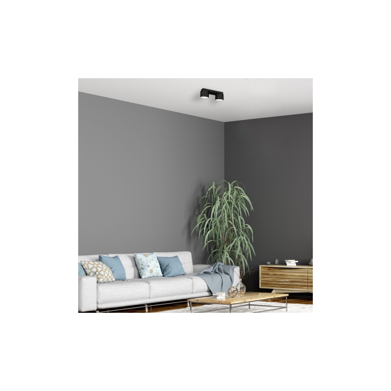 Lampa sufitowa DIXIE Black 2xGX53