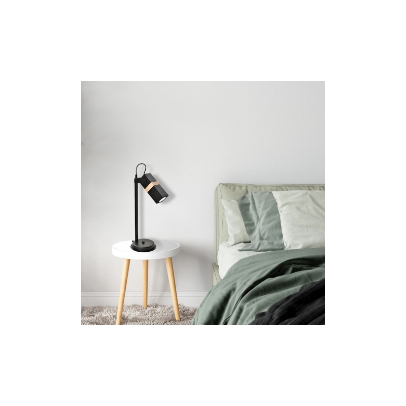 Lampka nocna VIDAR BLACK 1xGU10