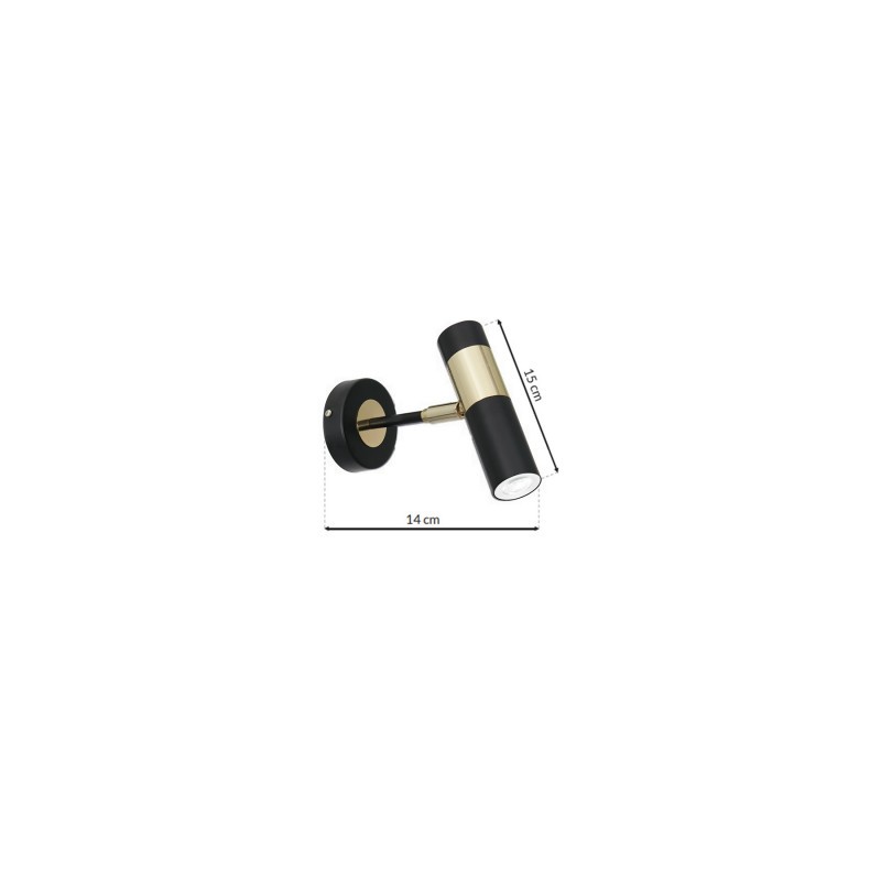 Kinkiet DALLAS GOLD 1xGU10 3W
