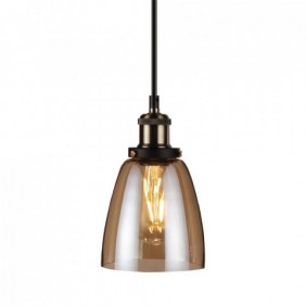 Oprawa Wisząca V-TAC LOFT Vintage Szkło Bursztyn fi140 VT-71406