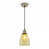 Oprawa Wisząca V-TAC LOFT Vintage Szkło Bursztyn fi140 VT-71406