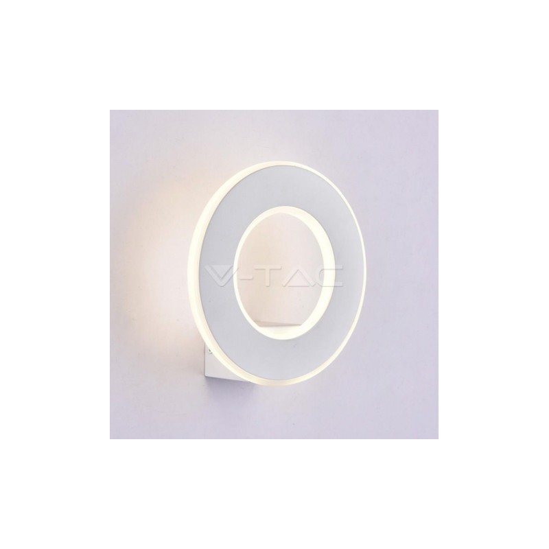 Oprawa Ścienna V-TAC 9W LED Wall Light Biały VT-710 4000K IP20 990lm