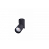 Czarna Jednopunktowa Lampa Sufitowa Santos Gu10 Bk Az4201
