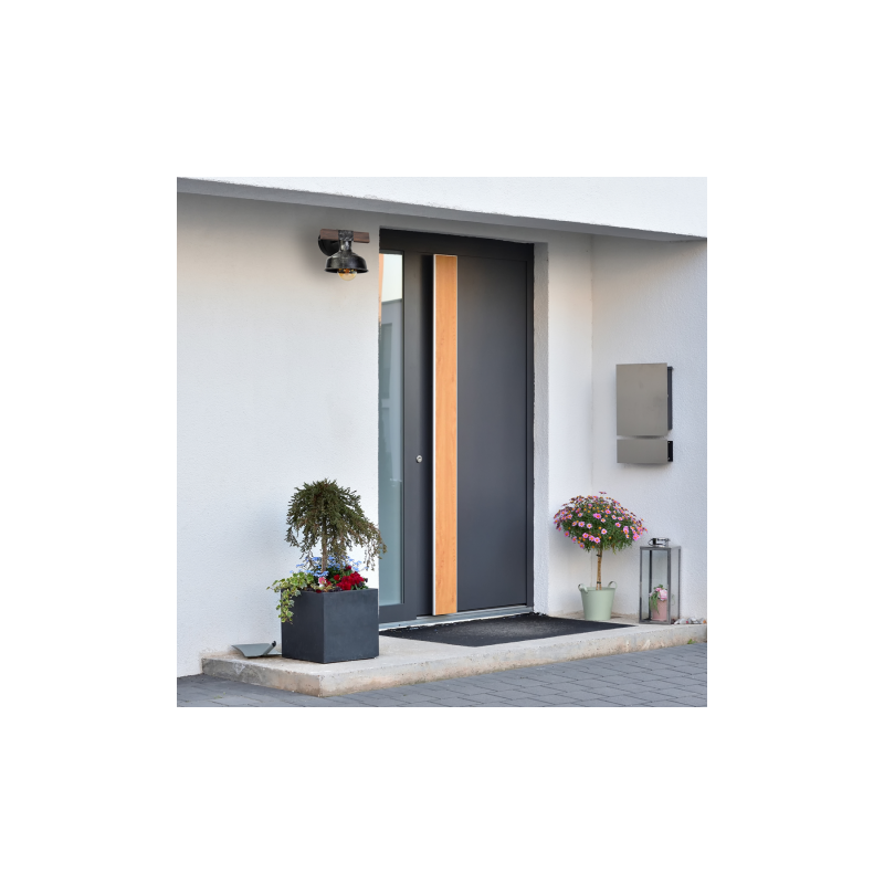 Kinkiet FARO BLACK / WOOD 1xE27 60W