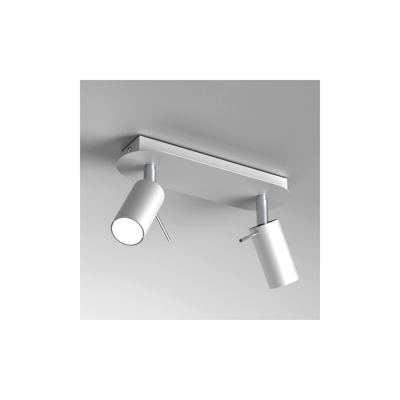 Lampa sufitowa PRESTON WHITE/CHROME 2x mini GU10