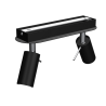 Lampa sufitowa PRESTON BLACK/CHROME 2x mini GU10