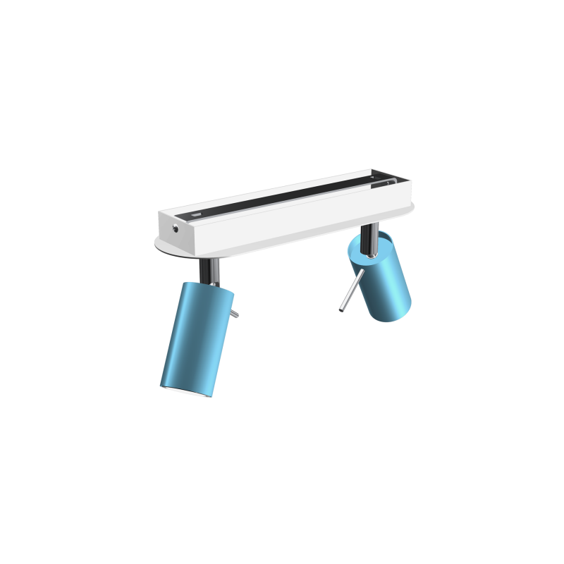 Lampa sufitowa PRESTON BLUE/WHITE 2x mini GU10