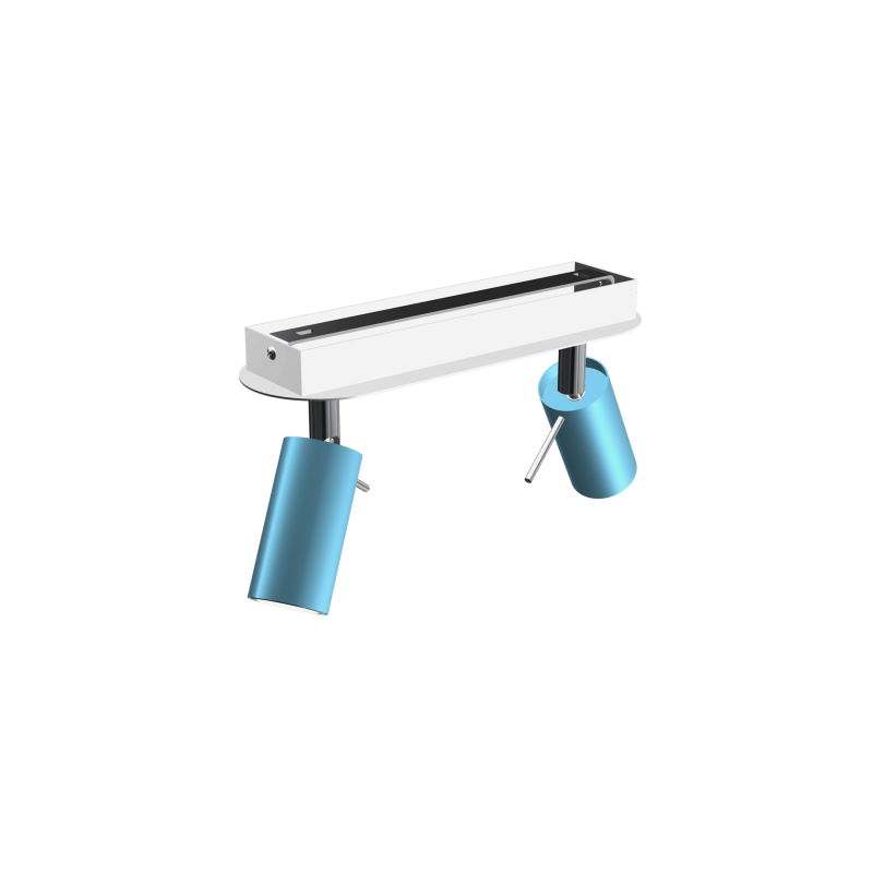 Lampa sufitowa PRESTON BLUE/WHITE 2x mini GU10