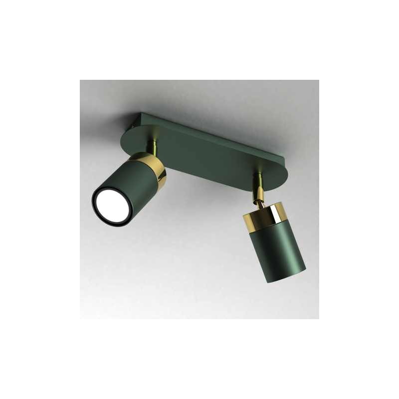 Lampa sufitowa JOKER GREEN/GOLD 2xGU10
