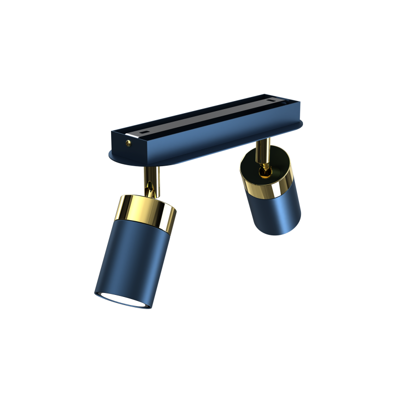Lampa sufitowa JOKER NAVY BLUE/GOLD 2xGU10