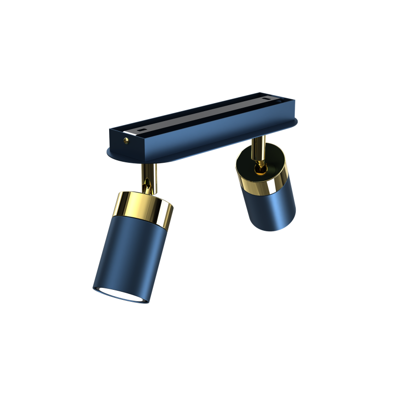 Lampa sufitowa JOKER NAVY BLUE/GOLD 2xGU10