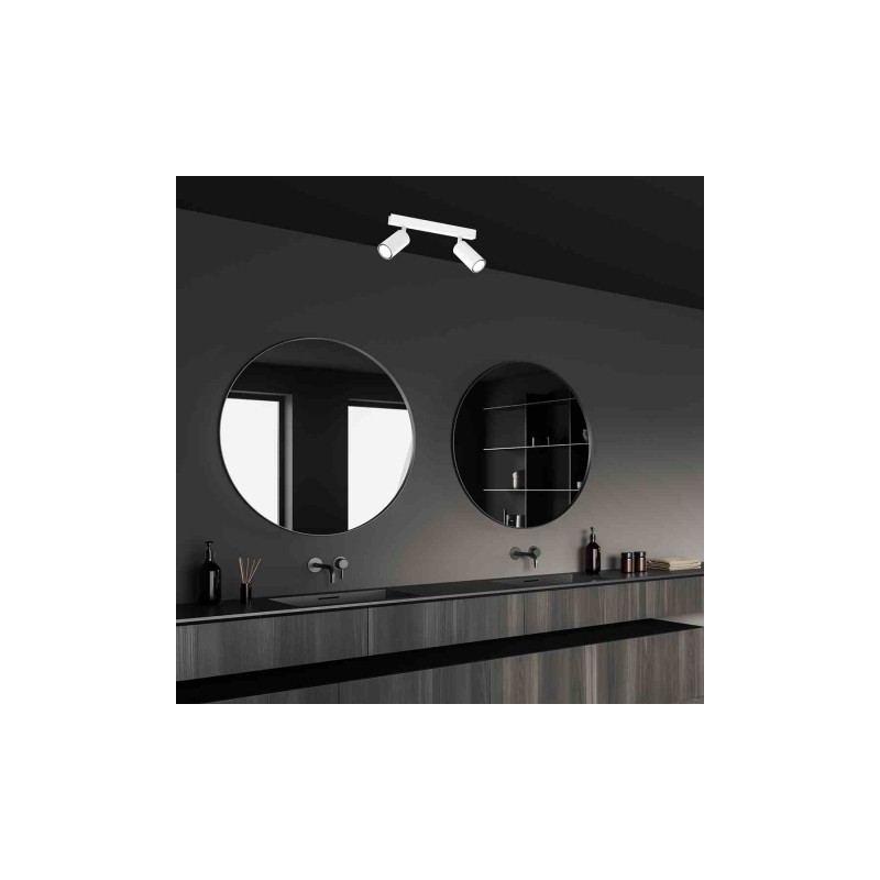 Lampa sufitowa HUDSON WHITE 2xGU10