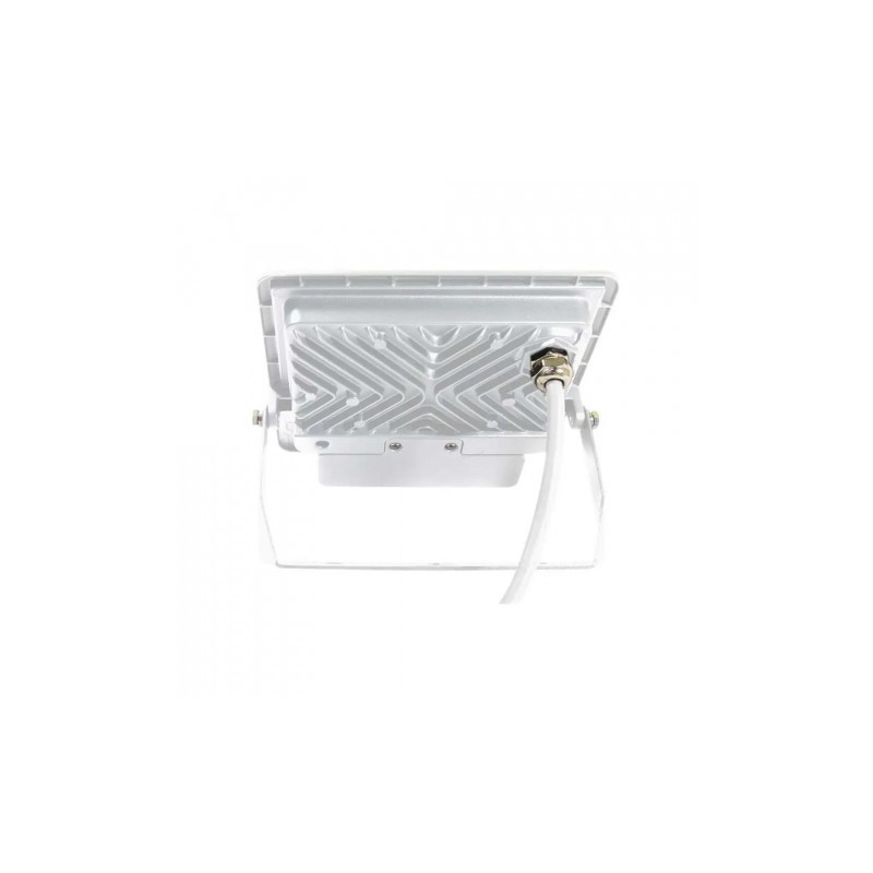 Projektor LED V-TAC 30W SAMSUNG CHIP Czujnik Ruchu Biały Przewód 1M VT-138S-1 6400K 2340lm 5 Lat Gwarancji