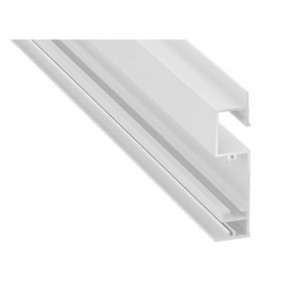 Profil aluminiowy do taśm LED - FLARO - biały - 2 metry