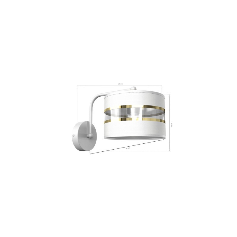 Kinkiet ULTIMO WHITE 1xE27