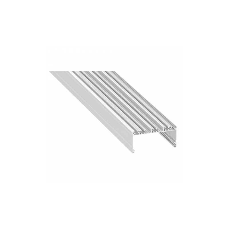 Profil aluminiowy do taśm LED - LARGO - biały - 1 metr
