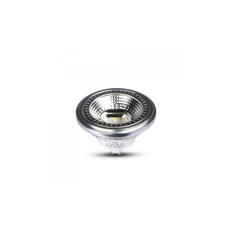 Żarówka LED V-TAC AR111 12W GU10 40st COBŚciemnialna VT-1112 6400K 1300lm