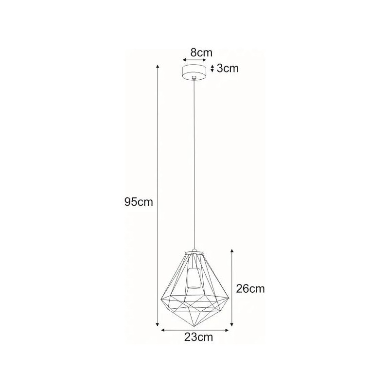 Lampa wisząca K-4018 z serii MARKO K-4018