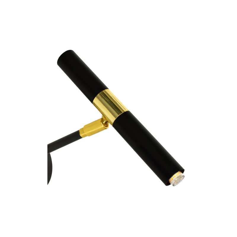 Kinkiet MONZA BLACK / GOLD 1xG9 8W