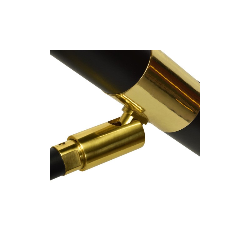 Kinkiet MONZA BLACK / GOLD 1xG9 8W