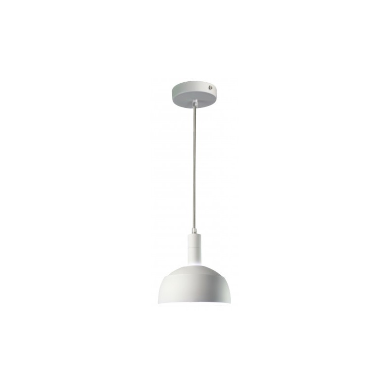 Oprawa Wisząca V-TAC E27 Aluminium Klosz Biały VT-7100