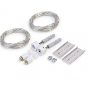 Zawiesie regulowane zasilające SELV do 50V do profilu LED LINEA20 WIDE24 ARC12 białe - 150cm kpl 2szt
