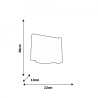 Kinkiet NOAH WHITE 1xE27