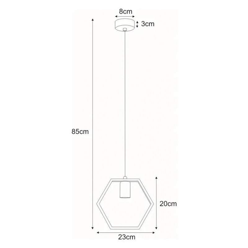 Lampa wisząca K-4720 z serii HONEY