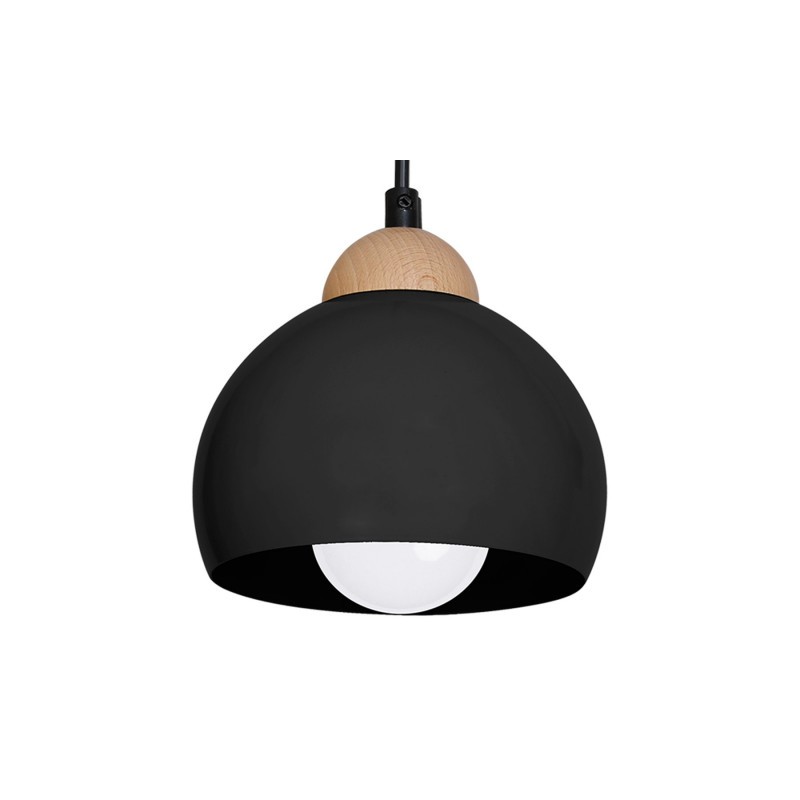 Lampa wisząca DAMA BLACK 1xE27