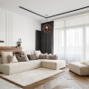 Lampa wisząca GAIA BLACK / WOOD 1xE27 60W
