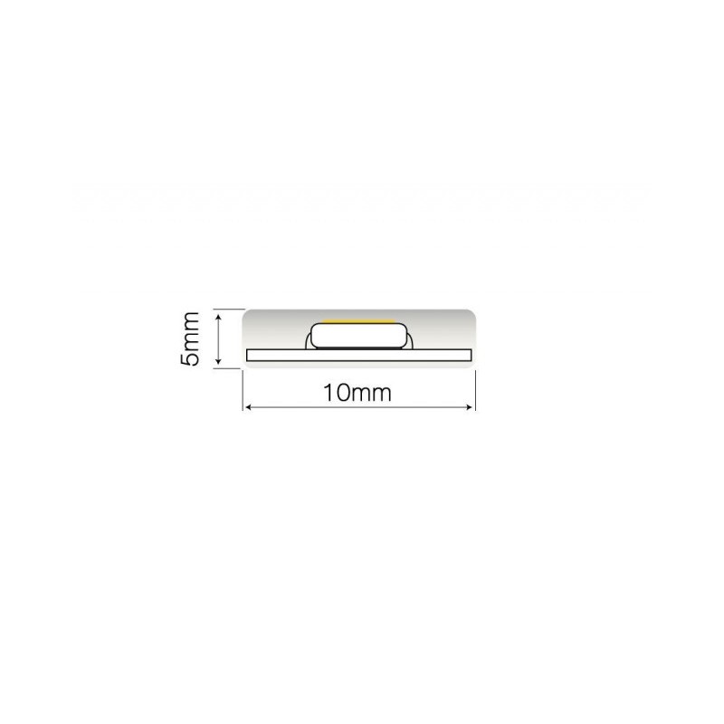 Taśma LED line 300 SMD 3528 żółta w osłonie silikonowej IP67