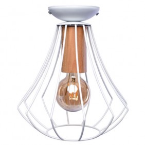 Lampa sufitowa WILL WHITE 1xE27