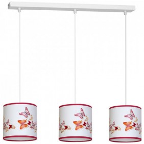 Lampa Wisząca BUTTERFLIES 3xE27