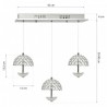 LAMPA WISZĄCA VENUS 3x5W LED