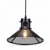 Oprawa Wisząca V-TAC Czarny Metal V Shape Siatka fi250mm VT-7252