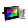 Halogen LED V-TAC 50W Czarny IP65 RGB Pilot VT-4932