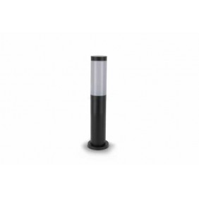 Lampa ogrodowa 24V okrągła 45cm - czarna - biała ciepła