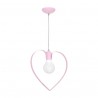 Lampa wisząca AMORE PINK 1xE27