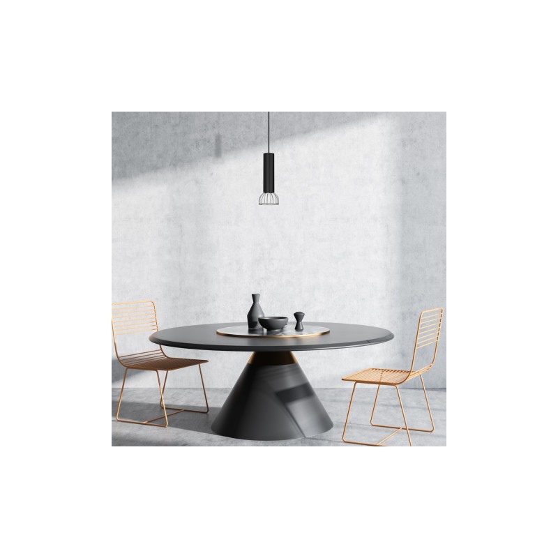 Lampa Wisząca DANTE BLACK/SILVER 1xGU10