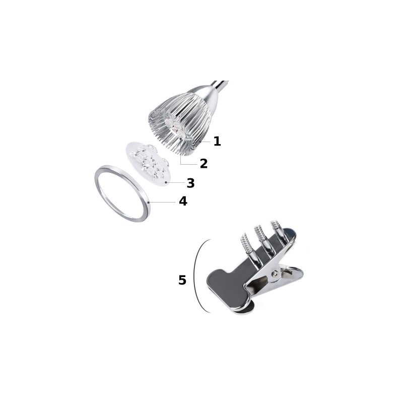 Lampa LED do roślin OVERBOX 10W - Czerwona/niebieska
