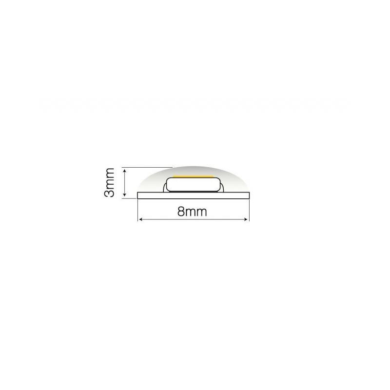 Taśma LED line 300 SMD 3528 zielona w powłoce silikonowej IP65