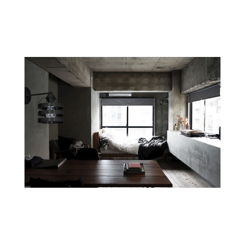 Kinkiet LARS BLACK 1xE27