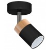 Kinkiet Joker Black/Wood 1Xgu10