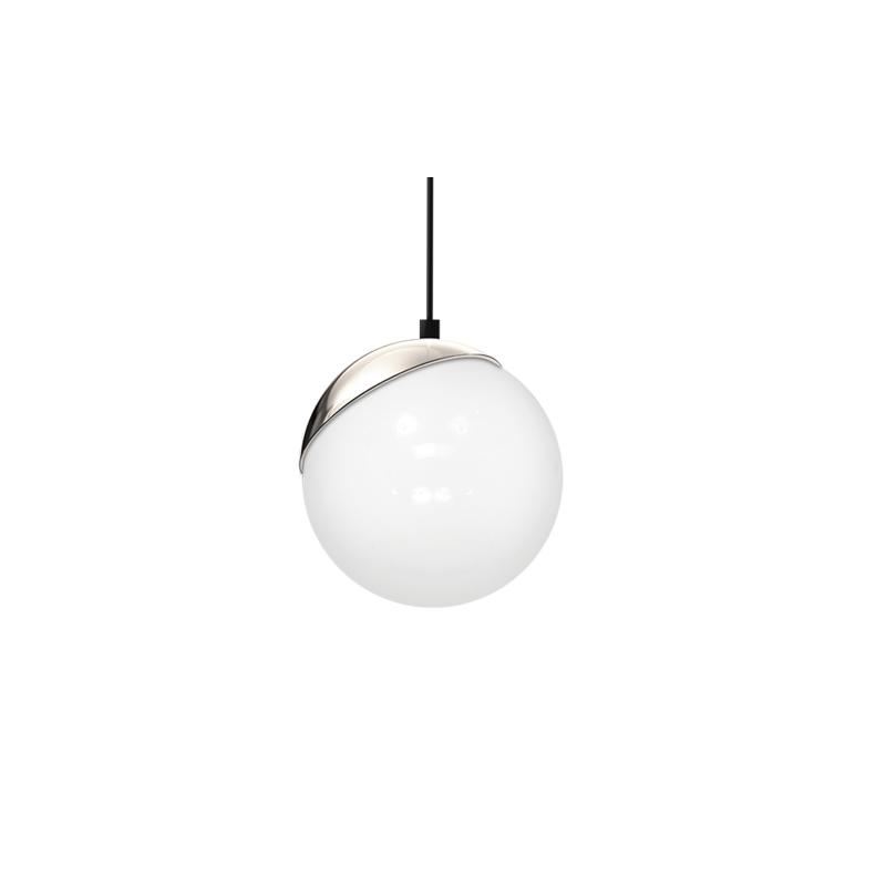 Lampa wisząca SFERA BLACK/CHROME 1xE27 60W