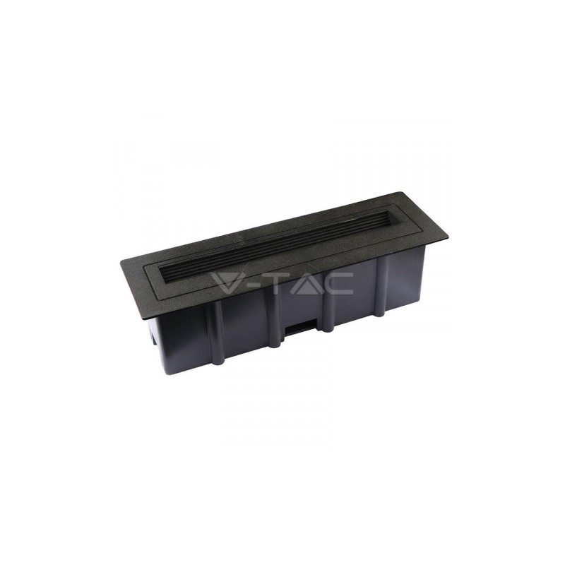 Oprawa Schodowa 6W LED V-TAC Wpuszczana Czarny Prostokąt 230V VT-856 3000K 240lm