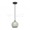 Oprawa Wisząca V-TAC Szkło 3D Biały Canopy VT-7015