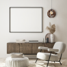 Lampa wisząca GAIA BLACK / WOOD 1xE27 60W